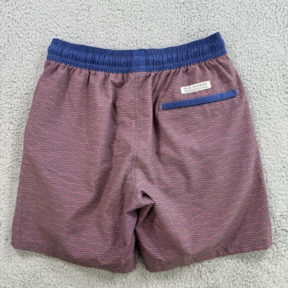 Fair Harbor Shorts Men's‎ S Red Lined Drawstring Athletic Performance - Picture 5 of 7